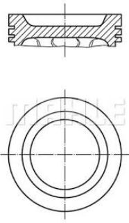 PİSTON 83.22MM 0.50 LAGUNA MEGANE I 2.0I 8V 98-  F3R resmi