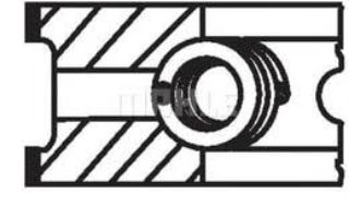 SEGMAN STD 82.7 MM (RENAULT: MEGANE 8V 2000-LAGUNA 2000 F3R) resmi