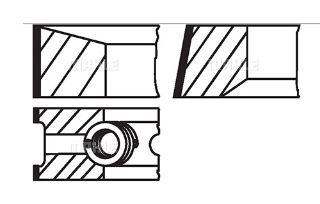 SEGMAN 87.50mm 0.50 MASTER II 2.2 TDCI MOVANO 2.2 DTI 16V 00- G9T resmi