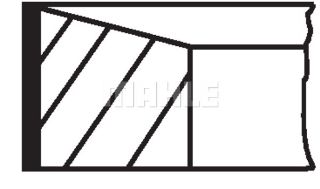 SEGMAN 89.00mm STD MOVANO MASTER II 2.5 DCI 06- G9U 630/632/650 resmi