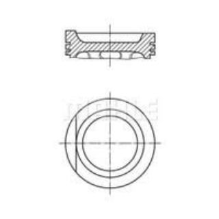 X MOTOR PİSTON SEGMAN 0.50 VW T4 2.0-2.5 AAC-AAF-AEU 81.51 resmi