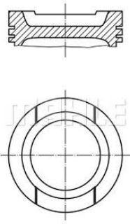 PİSTON 81.01MM STD POLO GOLF V BORA 1.6 96-  AFT AKL AHL AEH resmi