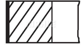 SEGMAN STD 83.00 MM- ( PEUGEOT : 306 1.8 16V 94-02 / 405 I (15B) 1.9 4×4 87-94 / 406 (8B) 1.8 96-99) resmi