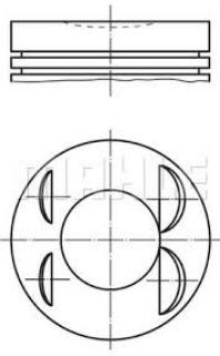 PİSTON 86.80MM  0.60 406 2.0 16V XU10J4R resmi