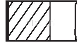 SEGMAN 85.50mm 0.50 E36 E46 316I 318I 1.9I 98-01 M43B19 resmi