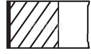 SEGMAN PARTNER 307 206 207 BERLİNGO C2 C3 C4 1.6I 16V TU5JP4 EURO 3 79 MM 0.50 {FARKLI} OLCU 1.2×1.5 resmi