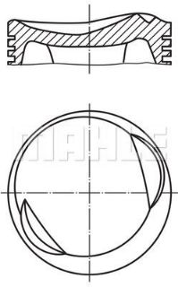 PİSTON 84.50MM  0.50  E30 325I  E34 525I 2.5I  84- M20B25 resmi