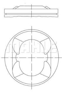 PİSTON SEGMAN 77.50 MM N13 11257601181 resmi