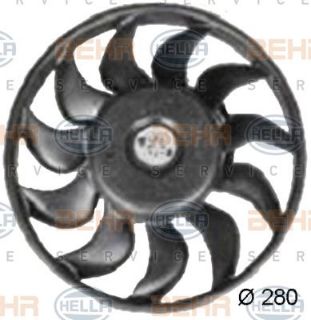FAN MOTORU 280MM (DAVLUMBAZSIZ) A6 2.0 TDI 2.0 TFSI 2.4 2.8 FSI 3.2 FSI 04- (İN:CFF134000S) resmi
