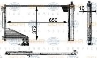 KLIMA RADYATÖRÜ (692X384X17) W203 S203 C 180 C 200 C 200 CGI M 111.951 (İN:AC347001S) resmi