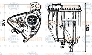 İEDEK SU DEPOSU F07 F10 N55 B30 A (İN:CRT3000S) resmi