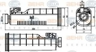 İEDEK SU DEPOSU (289X77X98) E36 E39 M40 B16 (164E1) (İN:CRT114000S) resmi