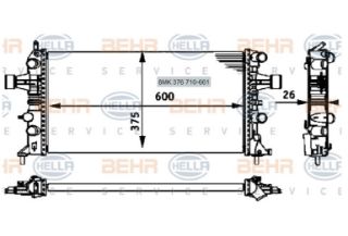 SU RADYATÖRÜ ASTRA G 1.2 16V 98/05 (İN:CR237000P) resmi