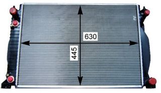 SU RADYATÖRÜ (630X445X32) A4 A6 3.0 3.2 FSI 01-08 AUK ASN (İN:CR424000S) resmi