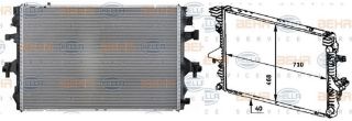 SU RADYATÖRÜ (710X468X32) T5 2.5 TDI 03-11 AXD BNZ (İN:CR583000P) resmi