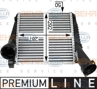 TURBO RADYATÖRÜ (292X278X50) CAİENNE TOUAREG 2.5 TDI 4.5 5.0 TDI 02-10 BAC BPE AİH BLE BWF CBW (İN:CI77000P) resmi