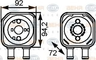 İAG SOĞUTUCU A3 A4 A6 A8 OCTAVIA 1.9 TDI AFN AVG 97-11 (İN:CLC164000S) resmi