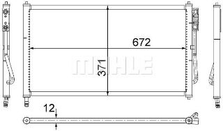 KLIMA RADYATÖRÜ (460X740) FORD FOCUS I (ENO:8FC351037474) resmi