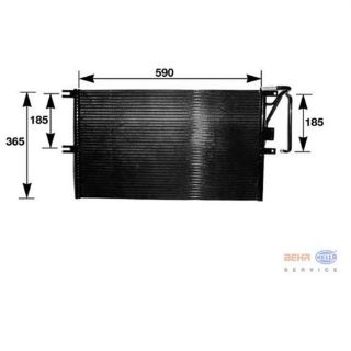 KLİMA KÖNDENSERİ VECTRA B 590X365X22 resmi
