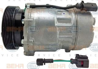 KLİMA KOMPRESÖRÜ VW BORA-CADDY II-GOLF IV 1.4 16V-1.6-1.6 16V-1.8-1.9 TDI 98-05 119MM 6 KANAL resmi