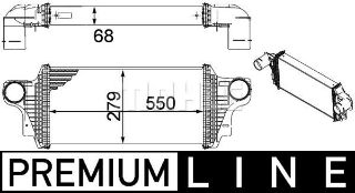 TURBOSARJ RADYATORU GL-CLASS X164 06>09 ML-CLASS W164 05>09 resmi