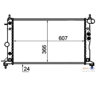SU RADYATÖRÜ VECTRA-B X16XEL Z16XE X20XEV 1300180  (ENo:8MK376718711) resmi