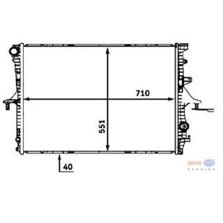 SU RADYATÖRÜ (190X985) TOUAREG (ENO:8MK376718791) resmi