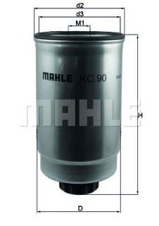 YAKIT FİLTRESI TRANSİT AVRUPA T12 T15 2,5D / 2,5TD 83>00 resmi