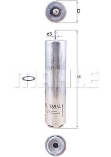 YAKIT FİLTRESİ BMW 1 E81-E87-E82-E88 116D-118D-120D-123D-BMW 3 E46 330-BMW 5 E60 520-525-530 resmi