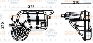 YEDEK SU DEPOSU A4 A6 2.0 TDI 2.0 TFSI 2.0 TDI 2.4 2.8 FSI 3.2 FSI 04-15 (ENo:8MA376702454) resmi