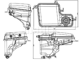 YEDEK SU DEPOSU BMW E65 E66 N52 N54 resmi