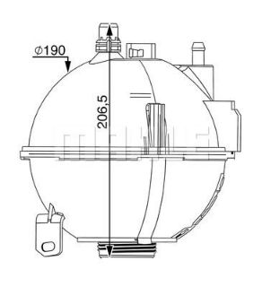 YEDEK SU DEPOSU BMW X3 F25 / X4 F26 (ENo:8MA376790074) resmi