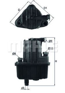 YAKIT  FİLTRESI CLİO III MODUS 1,5 DCI 07> (65 / 80 HP) / (SENSÖRLÜ) resmi