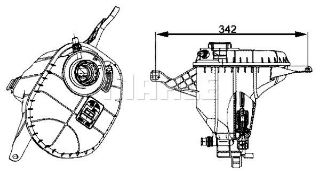 YEDEK SU DEPOSU F10 F01 F02 F03 N52 B30 A-AF-B-BF (ENo:8MA376704004) resmi