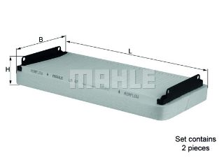 POLEN FİLTRESİ CL CLASS C215 -E CLASS W/S210 - S-CLASS W220 resmi