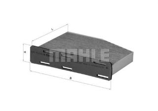 POLEN FİLTRESİ LAK181 (KARBONLU) CADDY-III JETTA-III PASSAT GOLF-V TOURAN resmi
