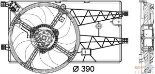 FAN MOTORU (FIAT: FIORINO 1.3 JTD +AC ) resmi