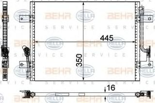 KLIMA RADYATORU (FIAT:PALIO 1.2I 8V ) resmi