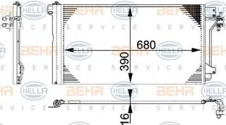 KLIMA RADYATORU (VW TRANSPORTER 03-10) AXB-AXD-AXE resmi