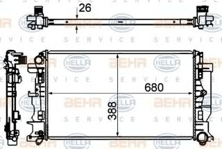 SU RADYATORU-680×410×32 (VW CRAFTER 06-16  MERCEDES SPRINTER 06-16) BJK-BJM-CKTB-CKTC-CKUB-CKUC-CSLZ-CSNA resmi
