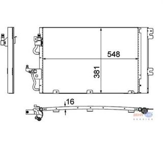KLİMA RADYATÖRÜ Z14XEP Z16XEP Z16XER A16XER ASTRA H ZAFİRA B 04- resmi