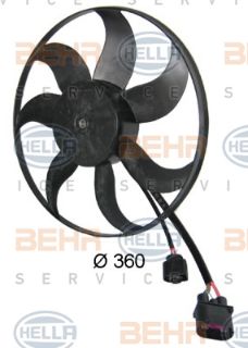 FAN MOTORU BMY-BLG-BGU-BSE-BLF-BLP-BJB-BKD-BKP-BXE-BKC 1,4 TSİ-1,6-1,6 FSİ-1,9 TDİ-2,0 TDİ GOLF5-GOLF6-JETTA-PASSAT-CADDY-A3-LEON 04-11 resmi