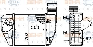TURBO RADYATÖRÜ BPJ-BYK-BLB-BRE 2,0 TFSİ-2,0 TDİ A6 05-11 resmi