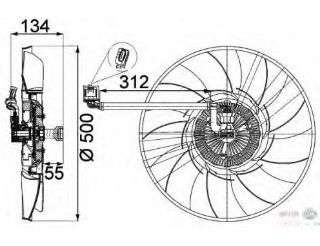 FAN MOTORU DISCOVERY III RANGE ROVER 2.7TD 04>09 resmi