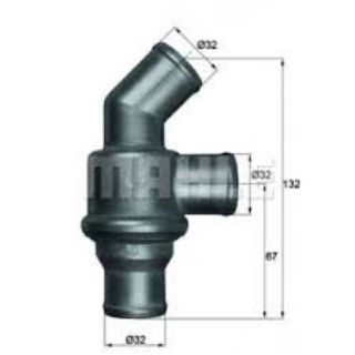 TERMOSTAT KOMPLE LADA NOVA 2105 80C resmi