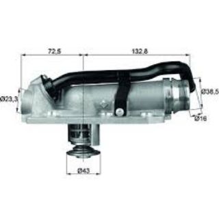 TERMOSTAT KOMPLE VW PASSAT 3B3 105C resmi