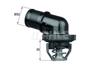 TERMOSTAT KOMPLE (KAPAKLI) / (89°) P106 P206 P306 C2 C3 C3 II C3 PLURIEL XSARA SAXO TU3JP TU3A TU3AE resmi