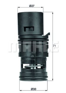 TERMOSTAT M43-N40-N42-N46-M52-M54 E46-X3 E83-X5 E53 99-07 resmi