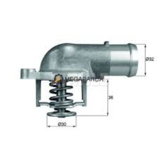 TERMOSTAT KOMPLE 87C VW TRANSPORTER T5-MUTIVAN V-TOUAREG 2.5 TDI 03-09 AXD resmi