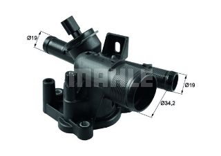 TERMOSTAT KOMPLE 81C MASTER III-MOVANO 2.3DCİ-CDTİ 10 resmi